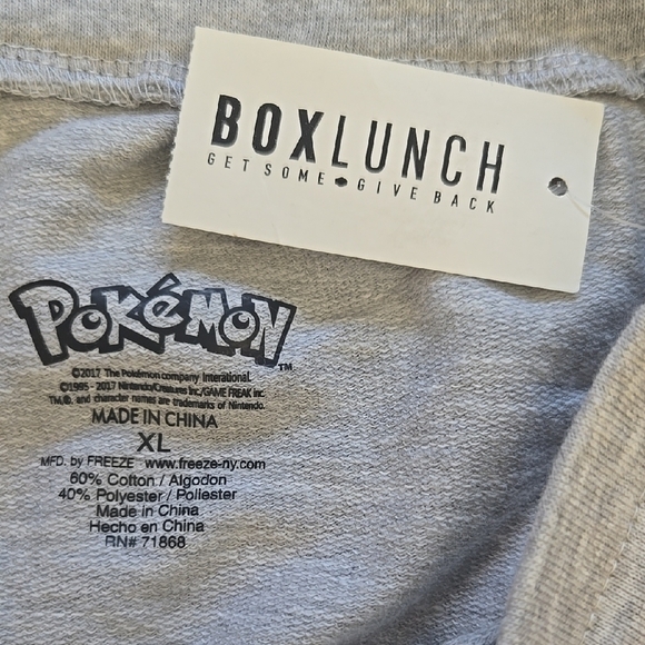 NWT Gray Womens Joggers with Drawstring - Pokemon Jigglypuff - Picture 2 of 6